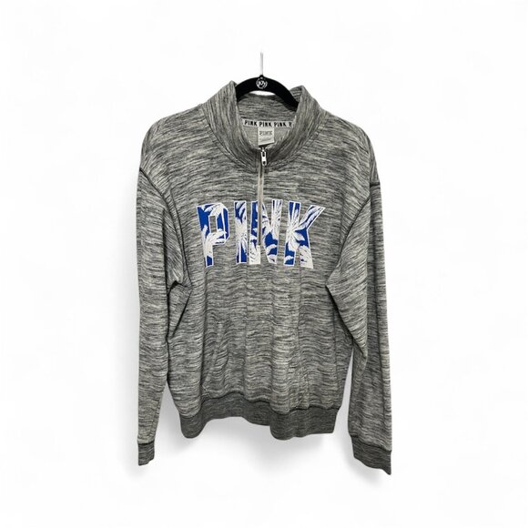 Pink-Victoria's Secret Sweatshirt - Gray - Size :Large - Picture 1 of 5